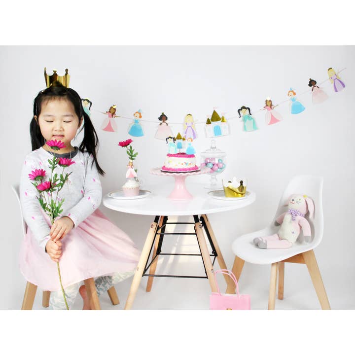 REMOVED BRAND - Vente Chapeaux/couronnes de fête - Pretty Princess - Couronnes Dorées, 12 ct1