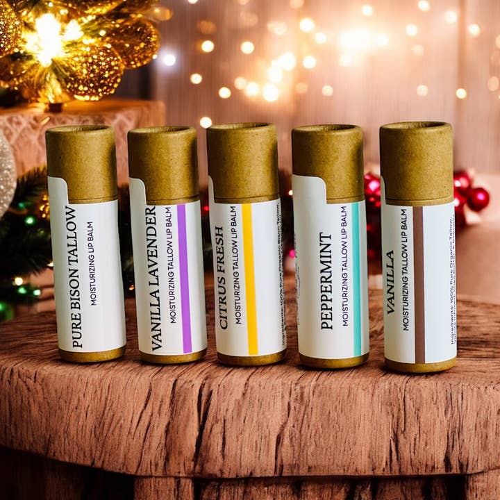 Baume à lèvres au suif - Cire de candelilla pour la vente par WhatCallsTheHeart