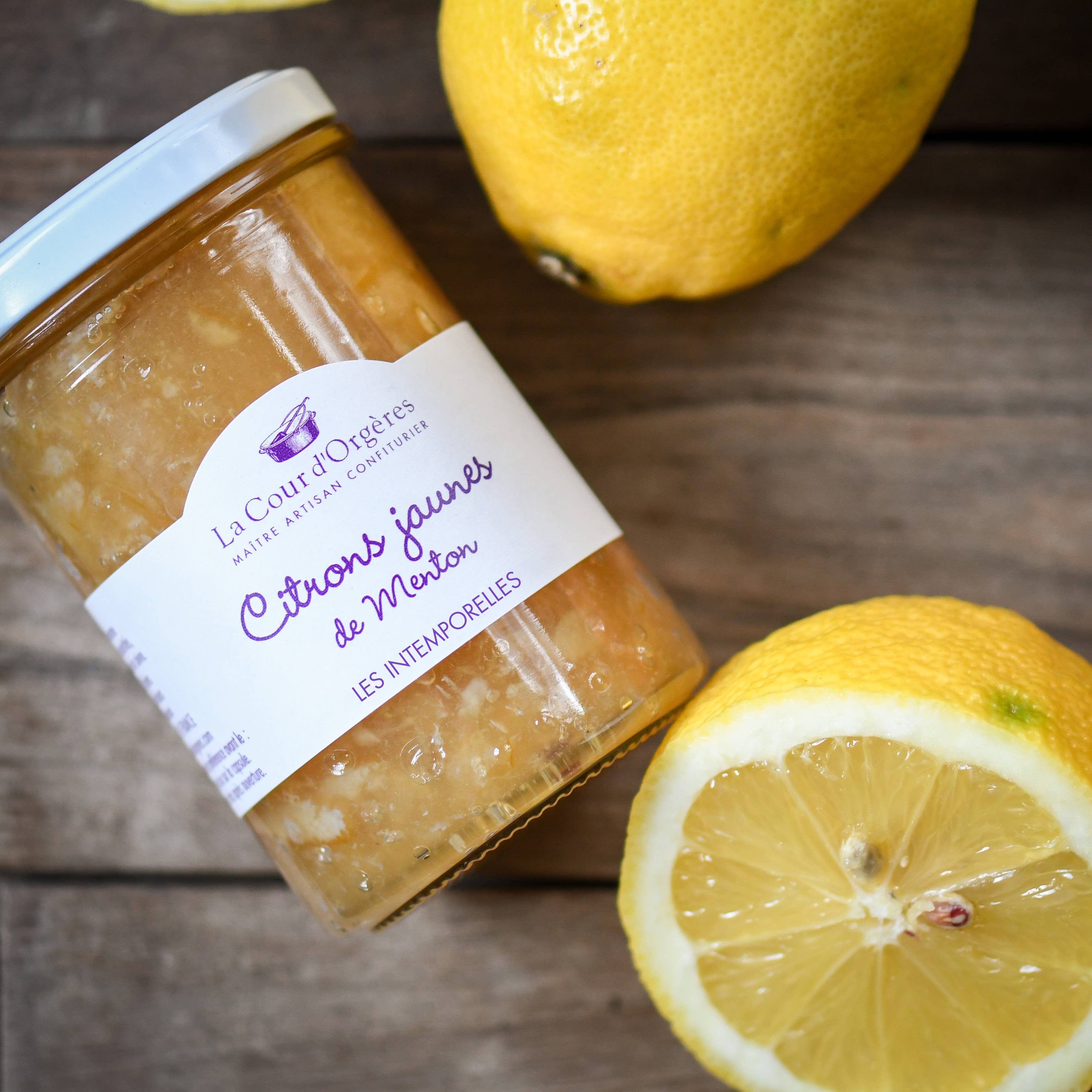 La Cour d'Orgères – Geleia por atacado – Doce de limão amarelo da Menton 250g1