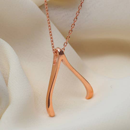 Wishbone Ring Holder Necklace for wholesale by Gowa Design