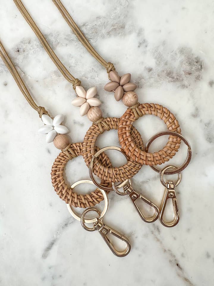 Blossom Neutral Lanyard for wholesale by Modern Marlowe