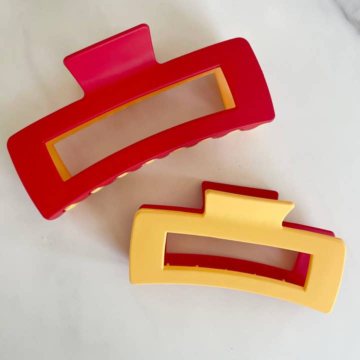 Pince à griffes bicolore JUMBO - Chiefs pour la vente par MODish Design Co