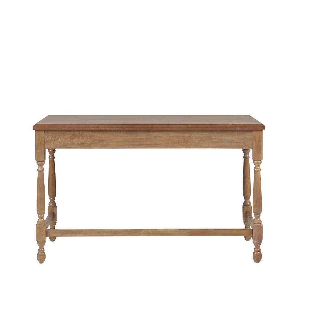 Olliix - Vente Console - Bureau de bureau en bois de ferme, naturel *5