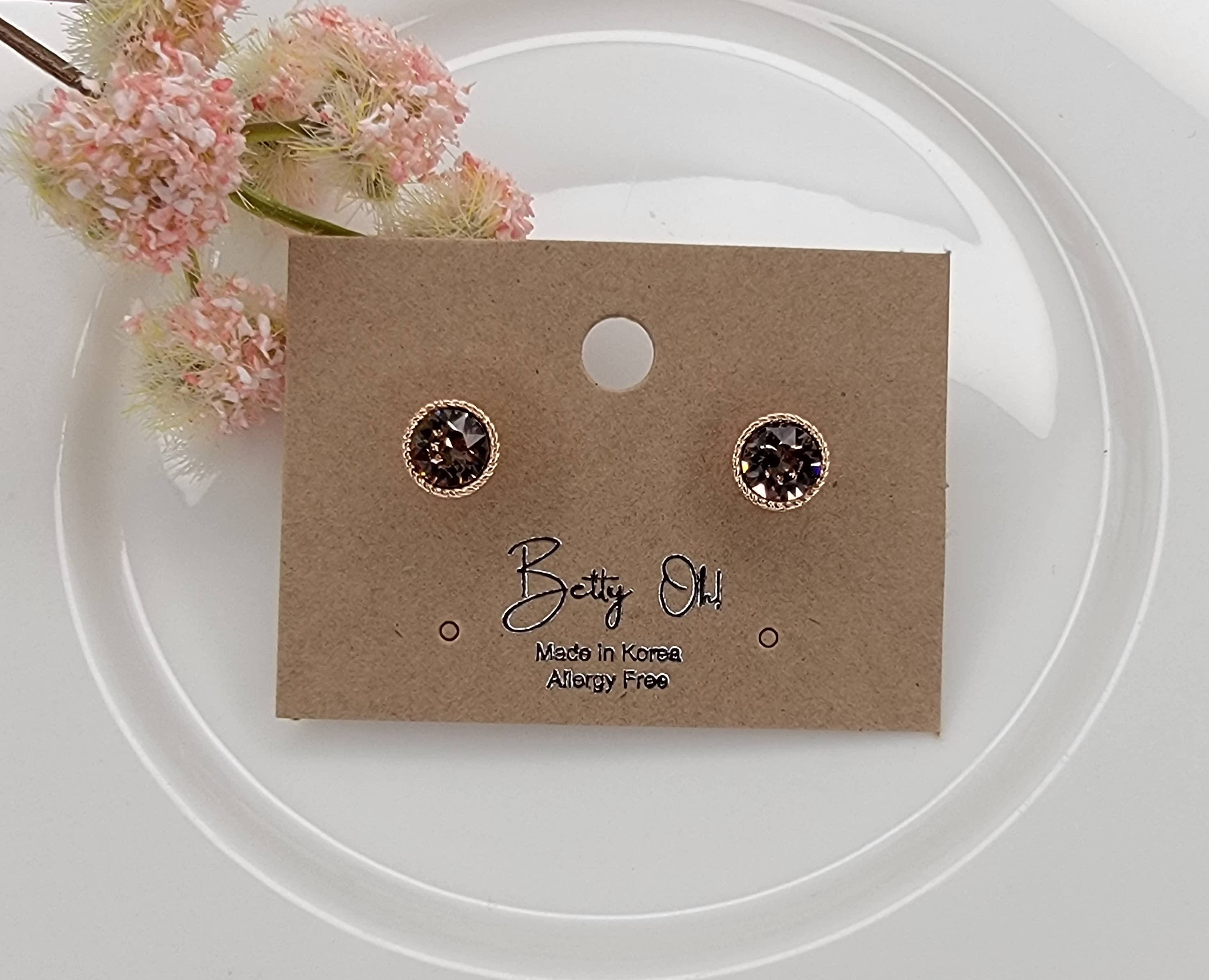 BETTYOH INC - Wholesale Stud/Post Earrings - SWAROVSKI ELEMENT STUD EARRINGS.0