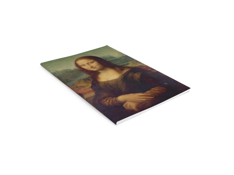 MUSEUM WEBSHOP – Caderno por atacado – Caderno de exercícios A5 com Mona Lisa de Da Vinci1