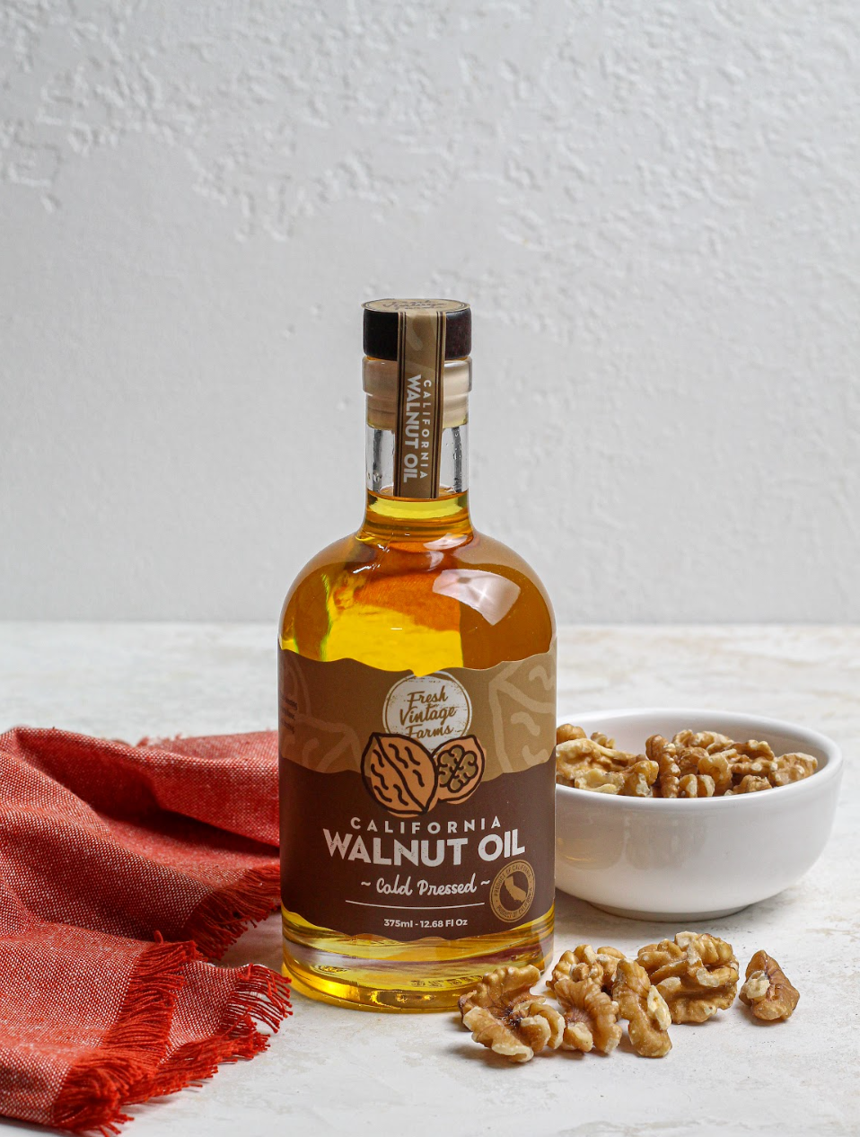 Fresh Vintage Farms - Wholesale Cooking Oil - Walnut Oil - Virgin (Cold Pressed)1