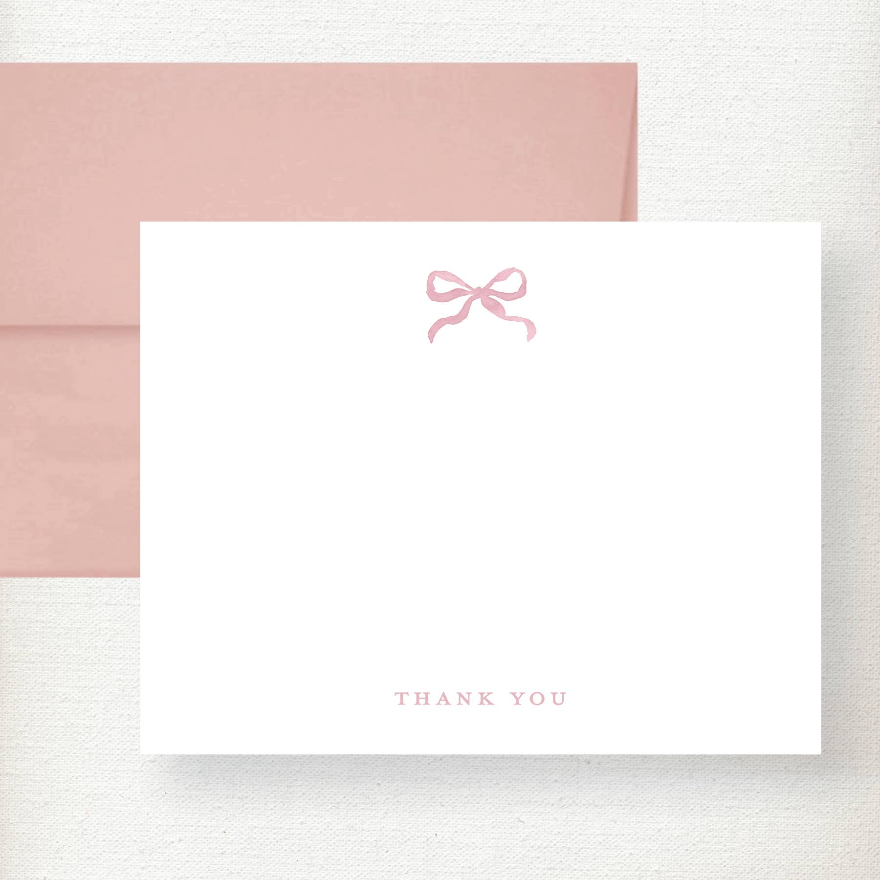 Kramer Drive - Wholesale Stationery/Notecard Set - Bow Thank You Note Card1