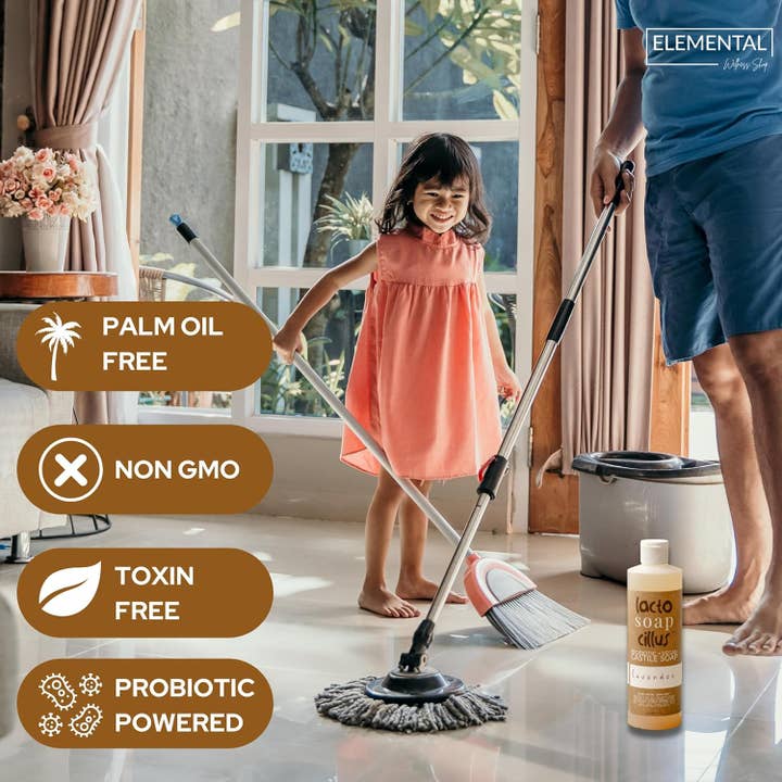 Elemental Wellness | Soap & Toxin-Free Living – wholesale Body wash/shower gel – Lavender Castile Soap | 100% Natural Soap | Palm Oil Free3