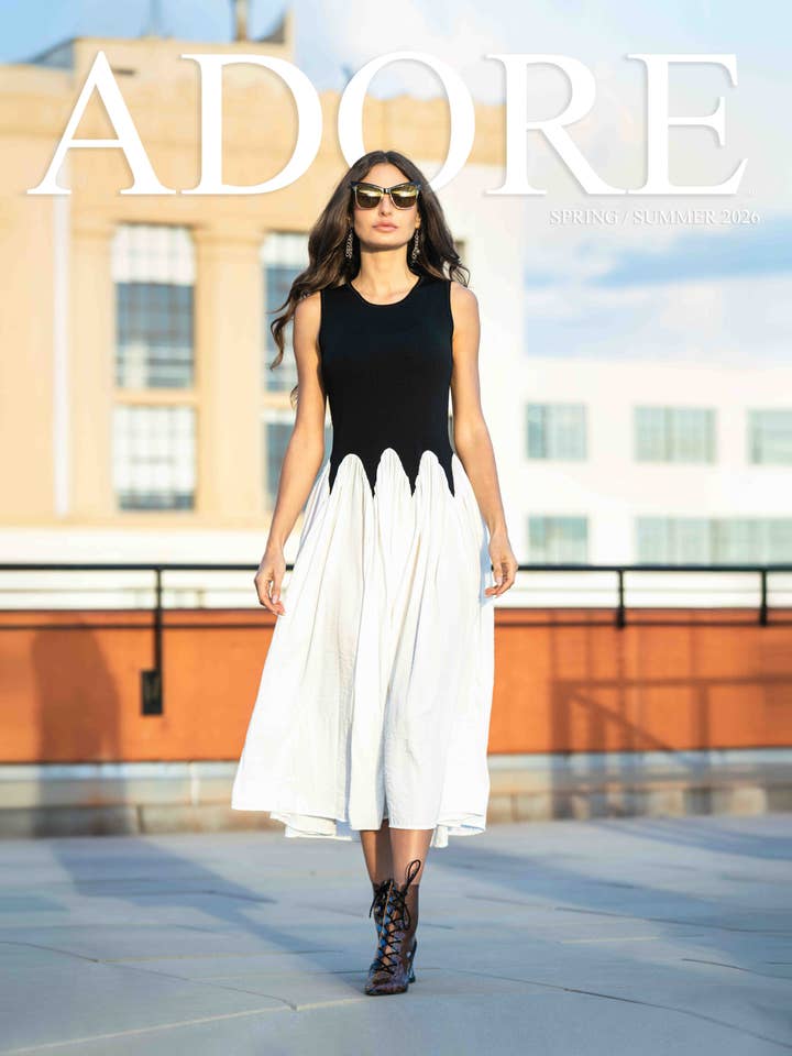 Robe midi sans manches bicolore L-34466 pour la vente par Adore