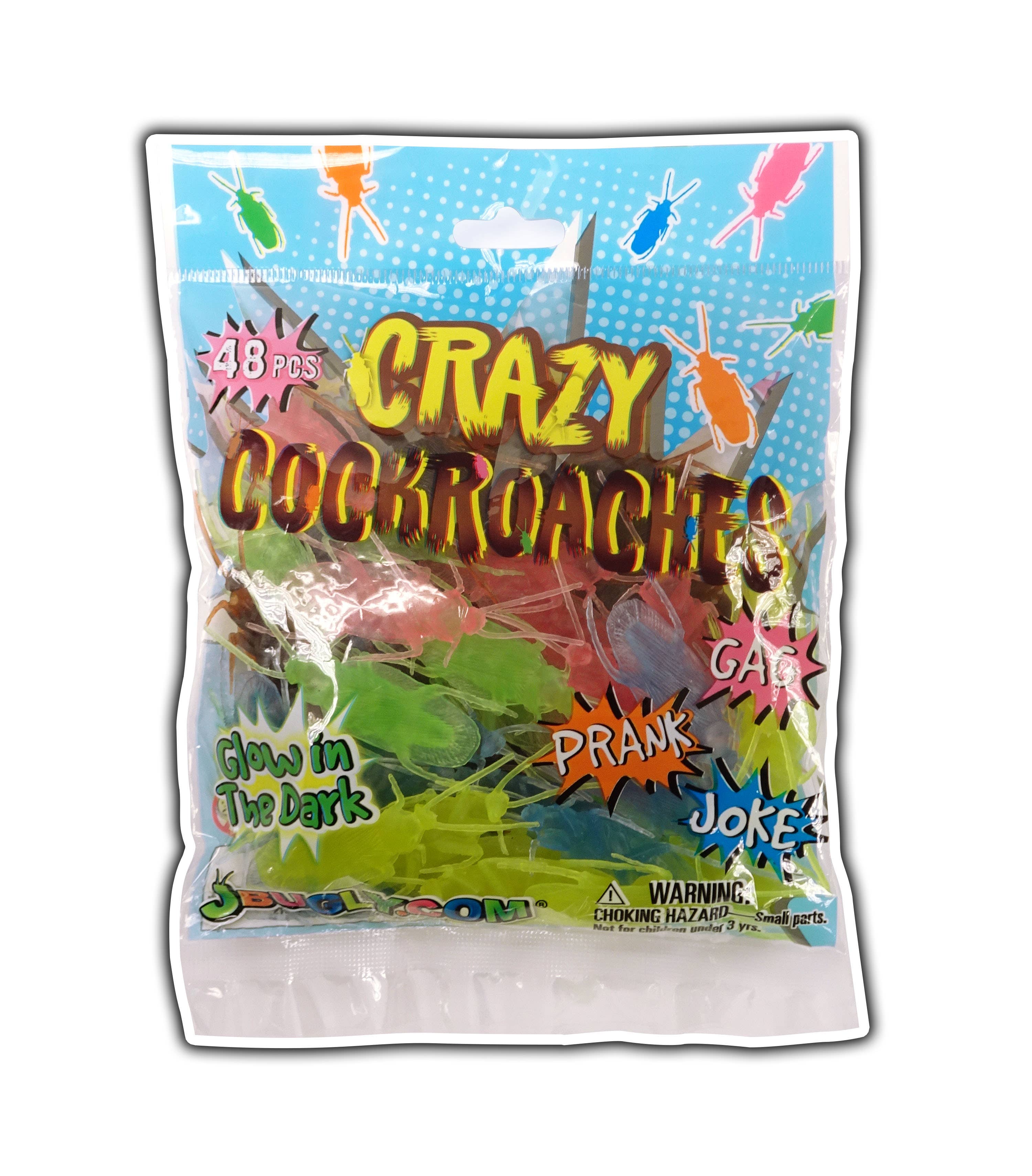Flash Sales - Wholesale Gag Gift/Novelty Gift - Jbugly Crazy Cockroaches Glow in the Dark3