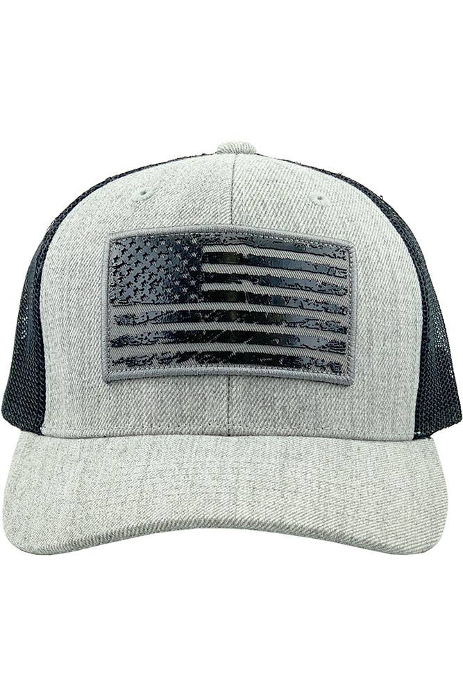 Hana - Wholesale Trucker Hat - Women's - Flag Flat UV Print Patch Mesh Back American Flag Ballcap9