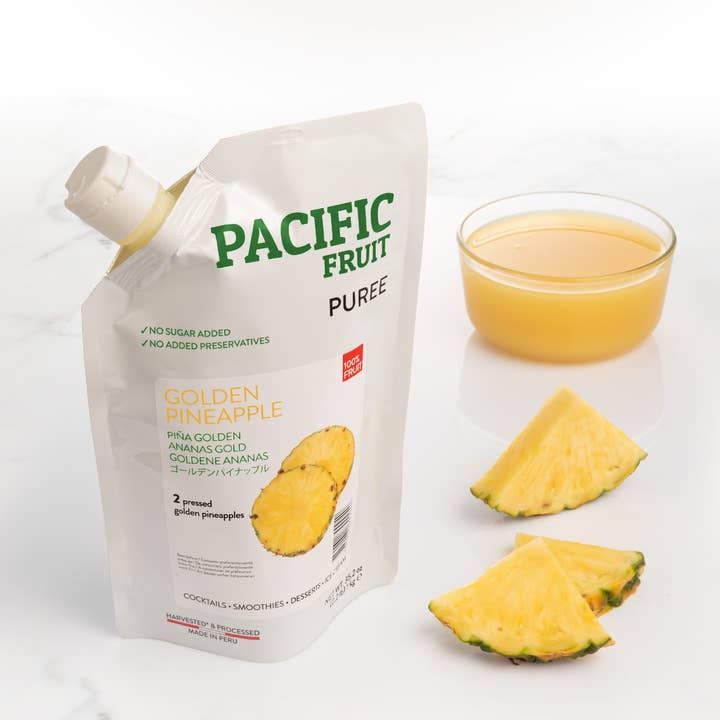 Finest Products - Wholesale Cocktail Mix/Syrup - Natural Asceptic Golden Pineapple Puree
