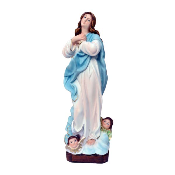 Statue de la Vierge Assomption au Murillo 30 cm en résine italienne pour la vente par ArteSacraCaravaggio