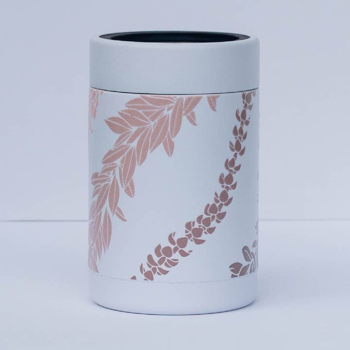Lei Aloha | 12 oz Vacuum Insulated Can Cooler for wholesale by Adventure Hawaii