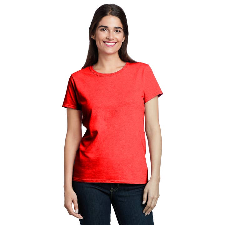 Radyan - Wholesale T-shirt – women's - Radyan Blank Shirts for Women - Half Sleeve Plain Tshirts3