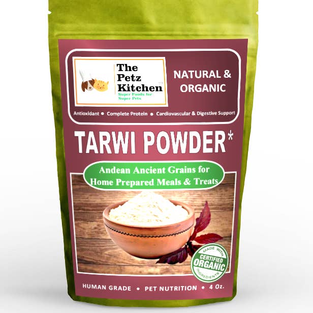 Natura Petz Organics - Wholesale Pet Supplement - Cat/Dog - Tarwi - Antioxidant Complete Protein* - Digestive Cardiovascular & Pancreatic Support* the Petz Kitchen™