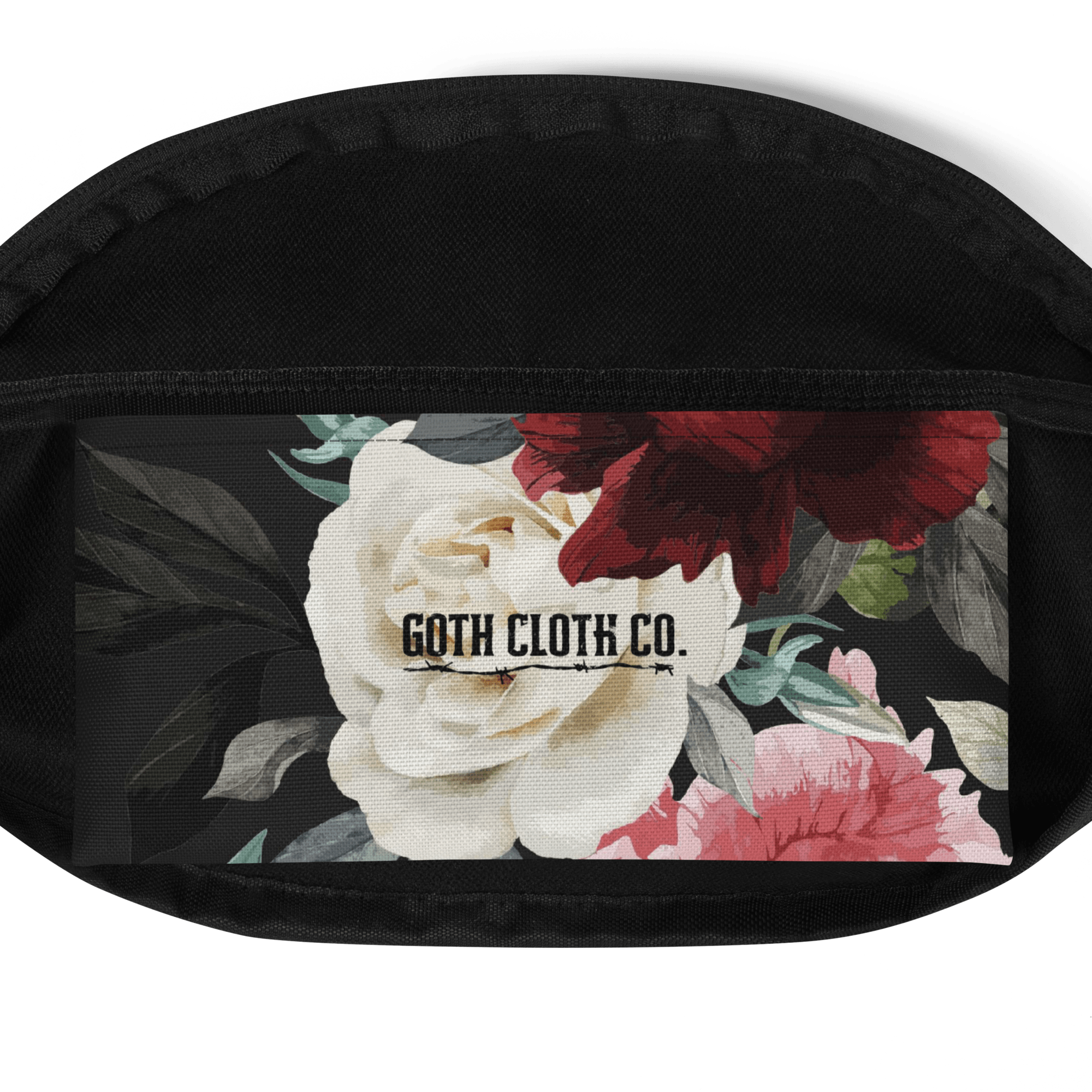 Goth Cloth Co. - Wholesale Belt Bag - Women's - Mourning Rose Fanny Pack8