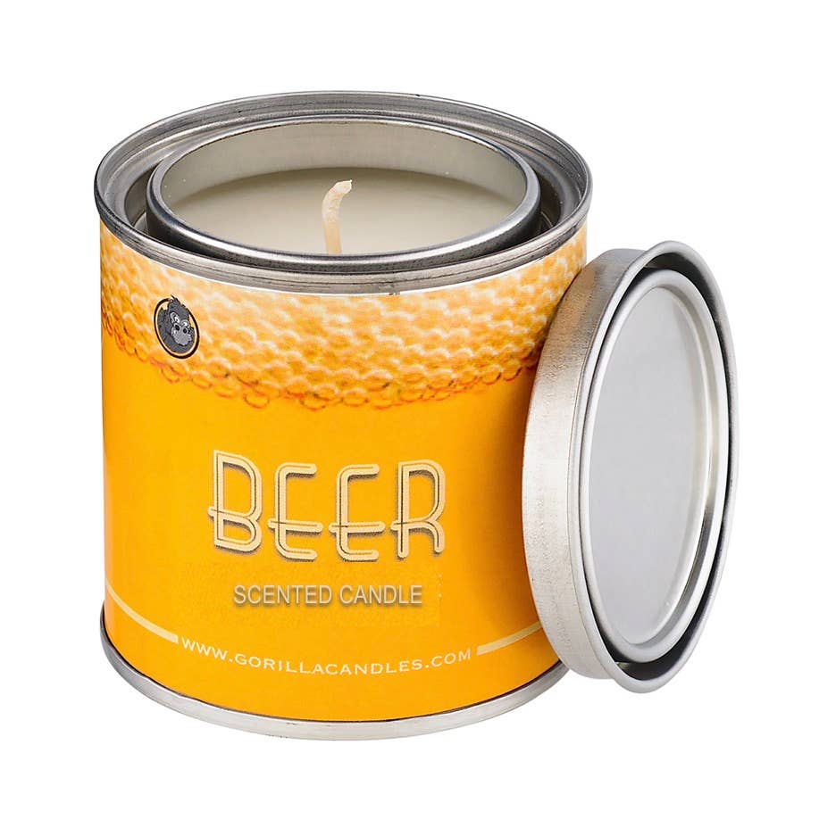 Gorilla Candles - Wholesale Jar/Filled Candle - Beer Scented Candle