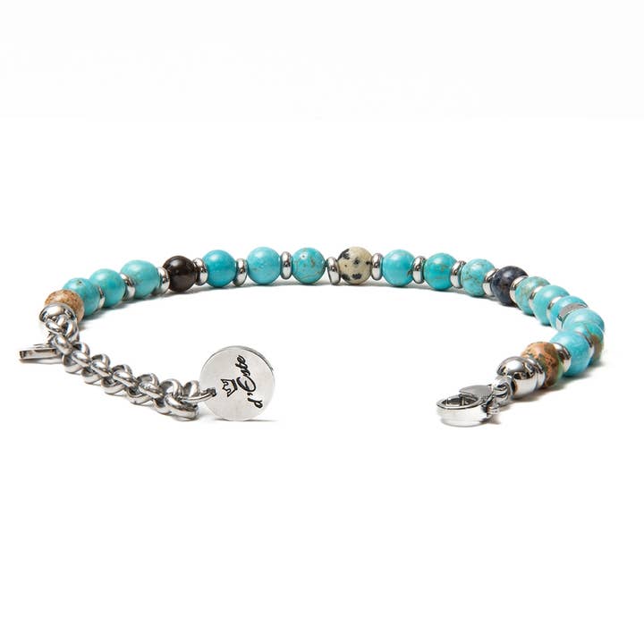 d'Este armband med turkos och naturliga stenar för wholesale av d'Este