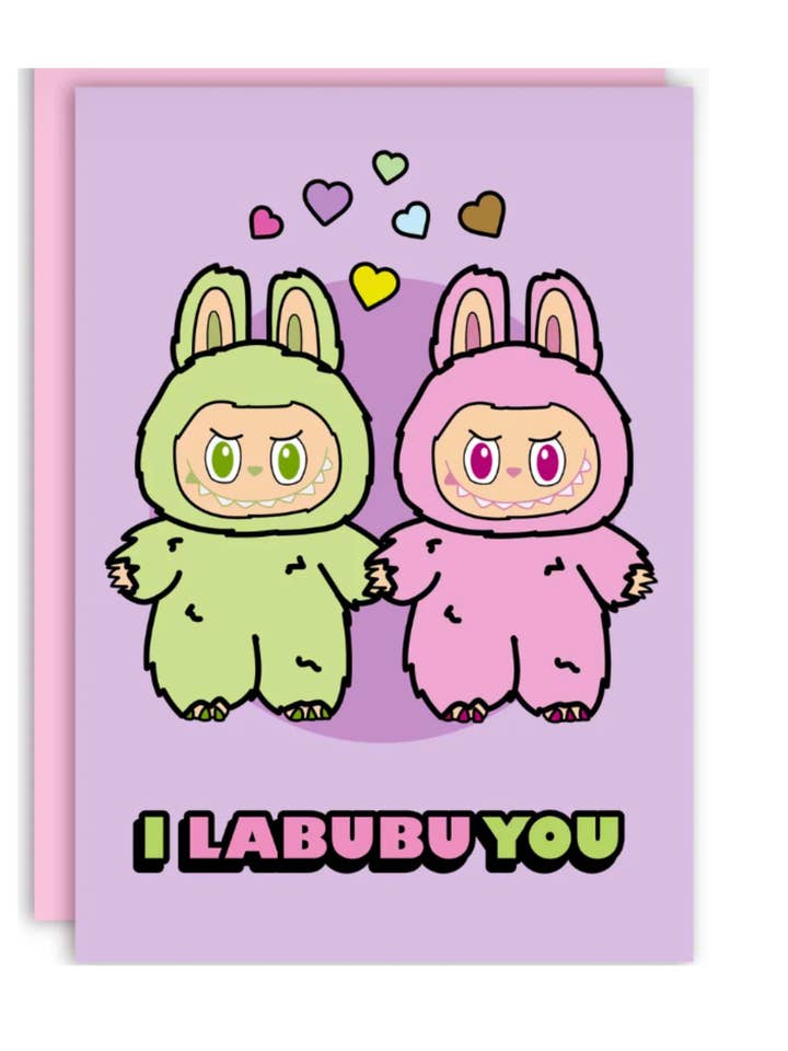 Eu Labubu Você Cartão de Saudação do Dia dos Namorados por atacado de Studio Soph (We Pay Your Import Fees - We Ship DDP)