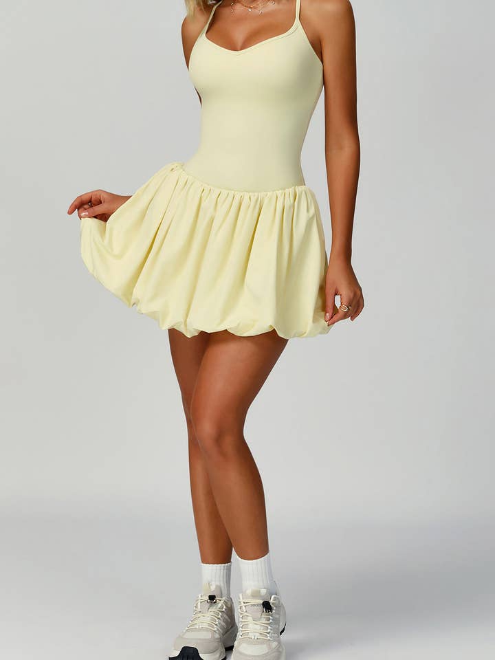 Crave by FW – wholesale Athletic dress – Women′s – Cross Back Tennis Dresses with Short and Pocket26