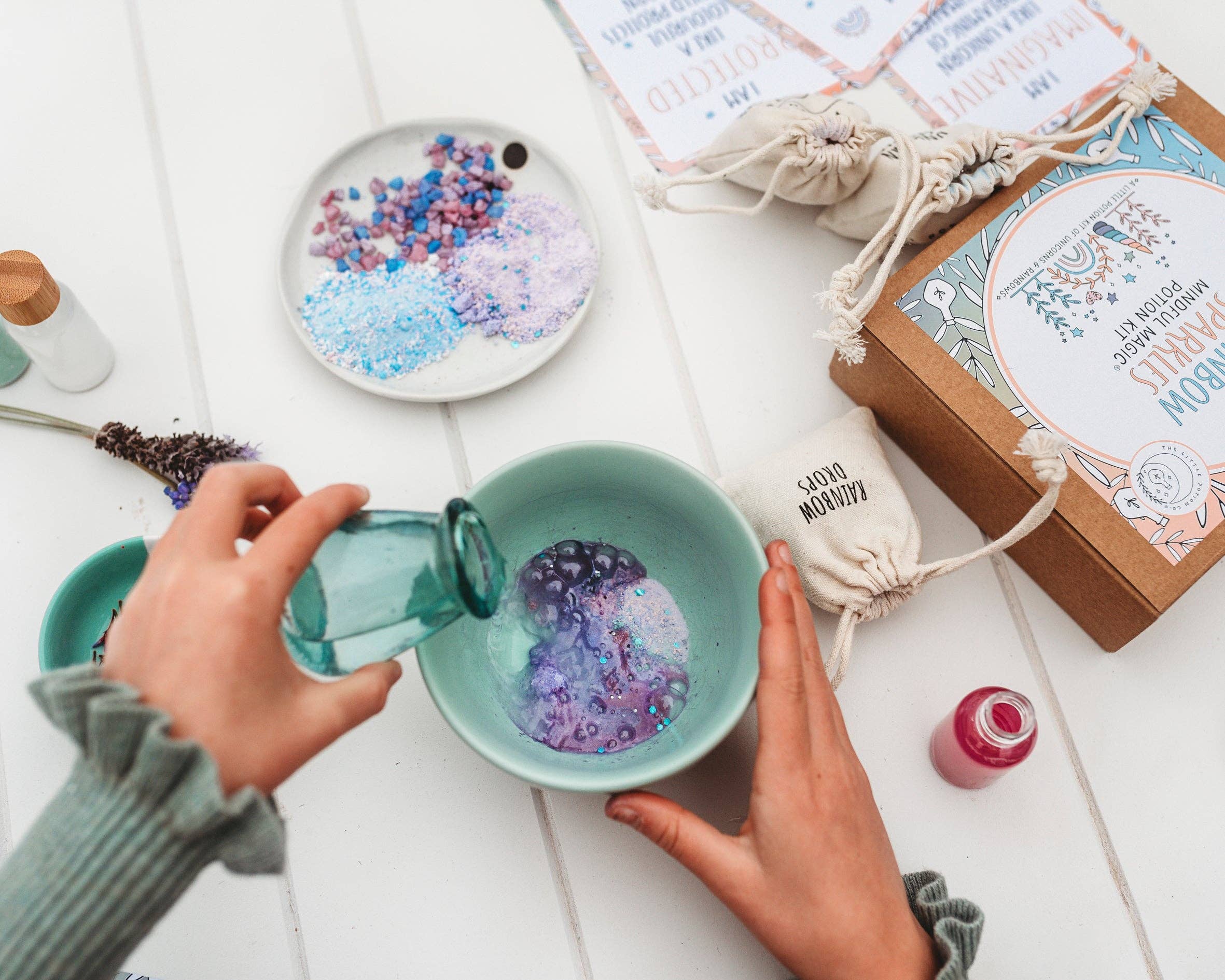 The Little Potion Co - Wholesale DIY Craft Kit - Kids - Rainbow Sparkles - Mindful Potion Kit8