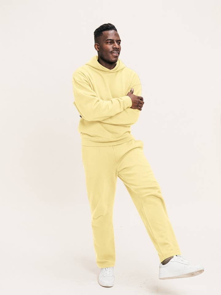 Straight Leg Pant in Zest for wholesale by Ocio Leisurewear