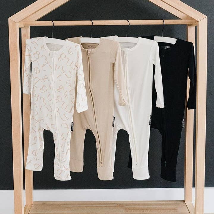 HUGBUG Bamboo Black Romper for wholesale by HUGBUG