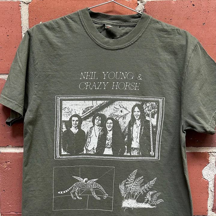 Neil Young and Crazy Horse Shirt, Neil Young Fan Club Shirt for wholesale by CVH DREAMY LTD