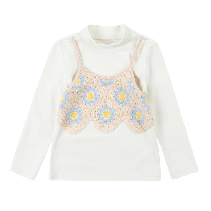 Crochet Tank Layered T-Shirt for wholesale by ToTo Heros