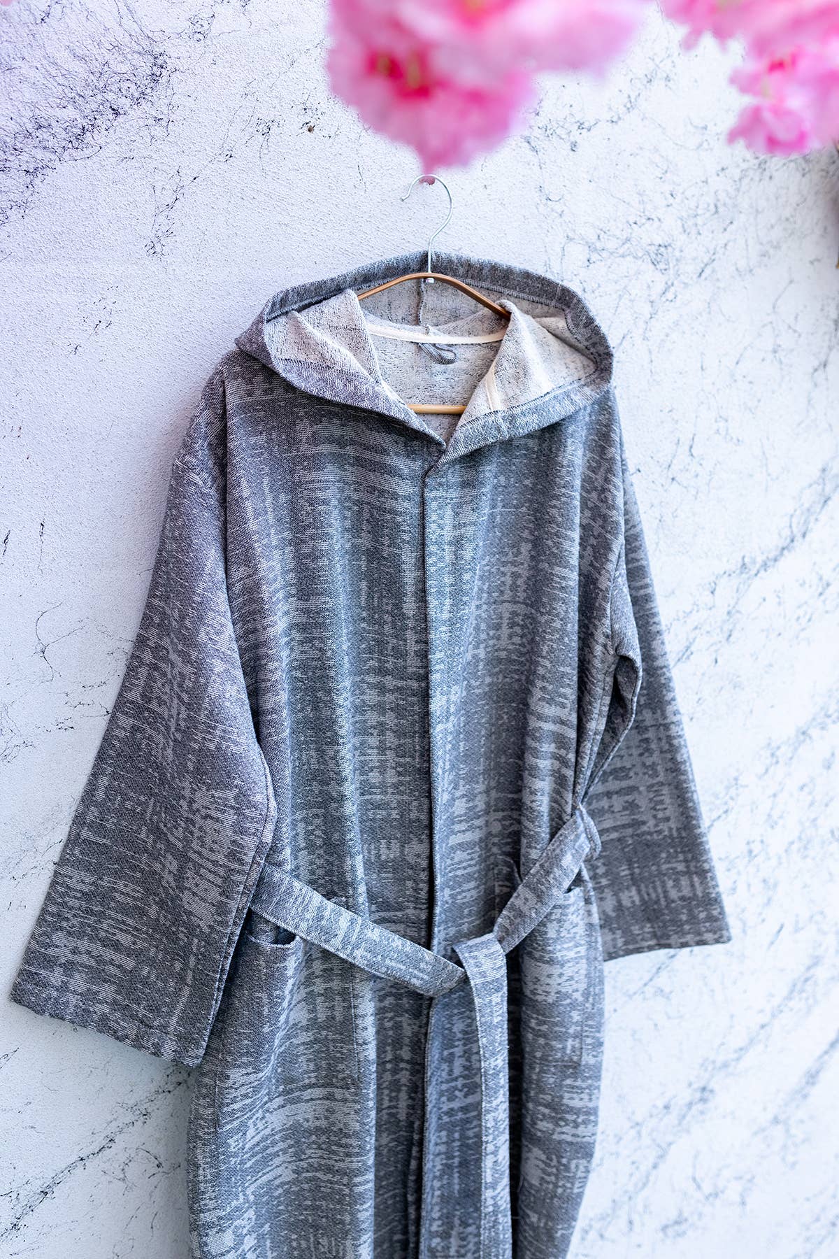 Kikoya - Wholesale Robe - Unisex - Terrybacked Bathrobe Turkish Cotton Light Weight Hood Quick15