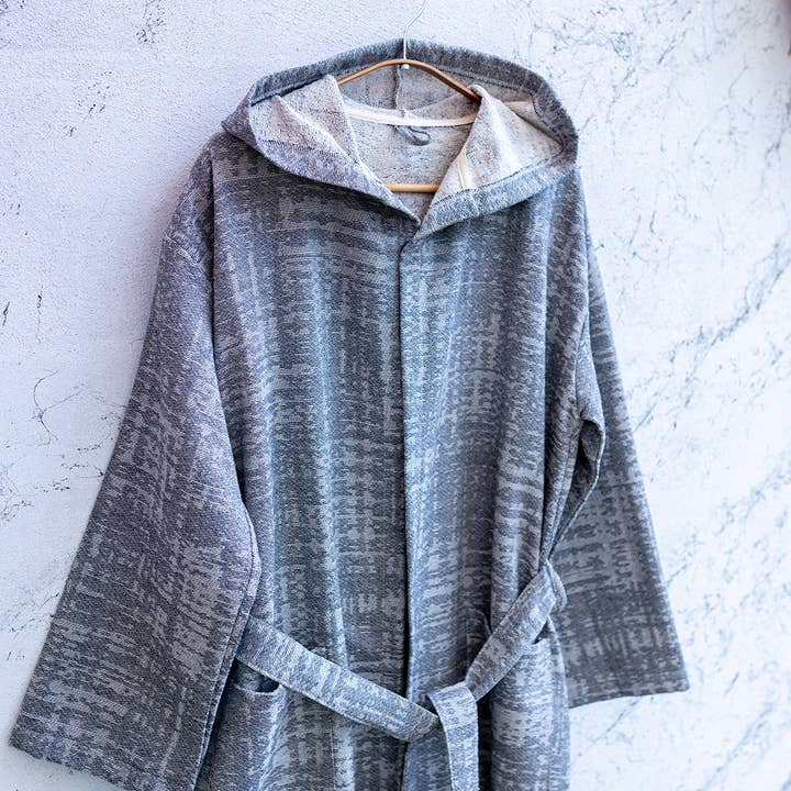 Kikoya - Wholesale Robe - Unisex - Terrybacked Bathrobe Turkish Cotton Light Weight Hood Quick15