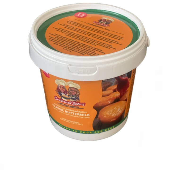 CornbreadSisters - Wholesale Cornbread mix - 32 oz Classic Buttermilk Batter 0