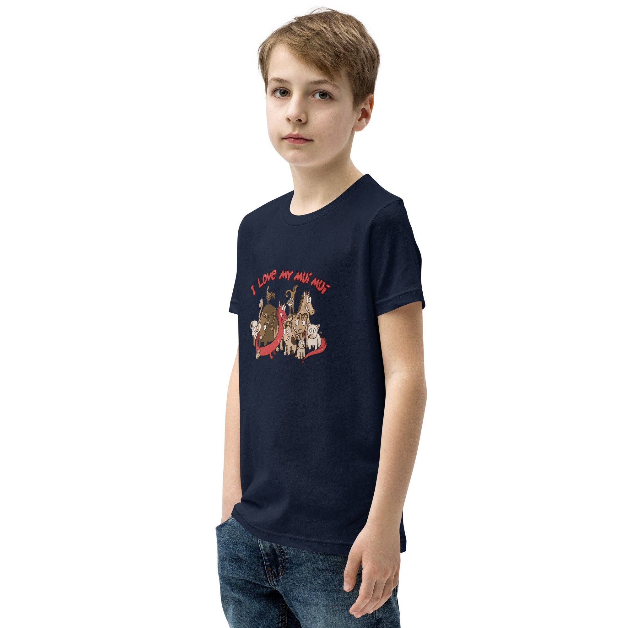 1st Generation SF - Wholesale Screen Printed T-Shirt - Kids - Youth- I Love My Mui Mui5