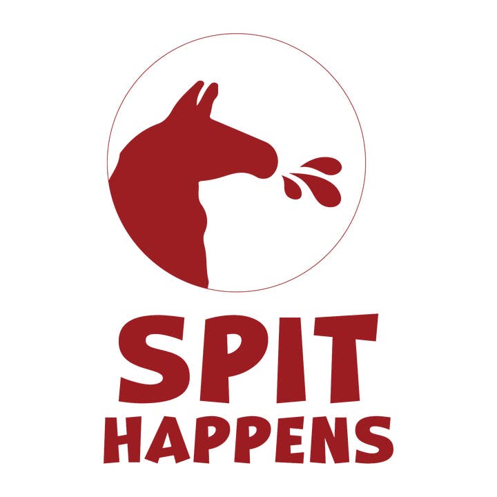 Alpaca/Llama themed shirts-Spit Happens for wholesale by Carolina Pride Pastures