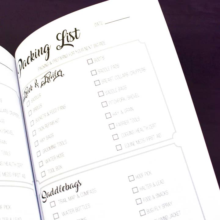 Circus Unicorn Shop - Wholesale Journal/Diary - The Trail Rider's Journal