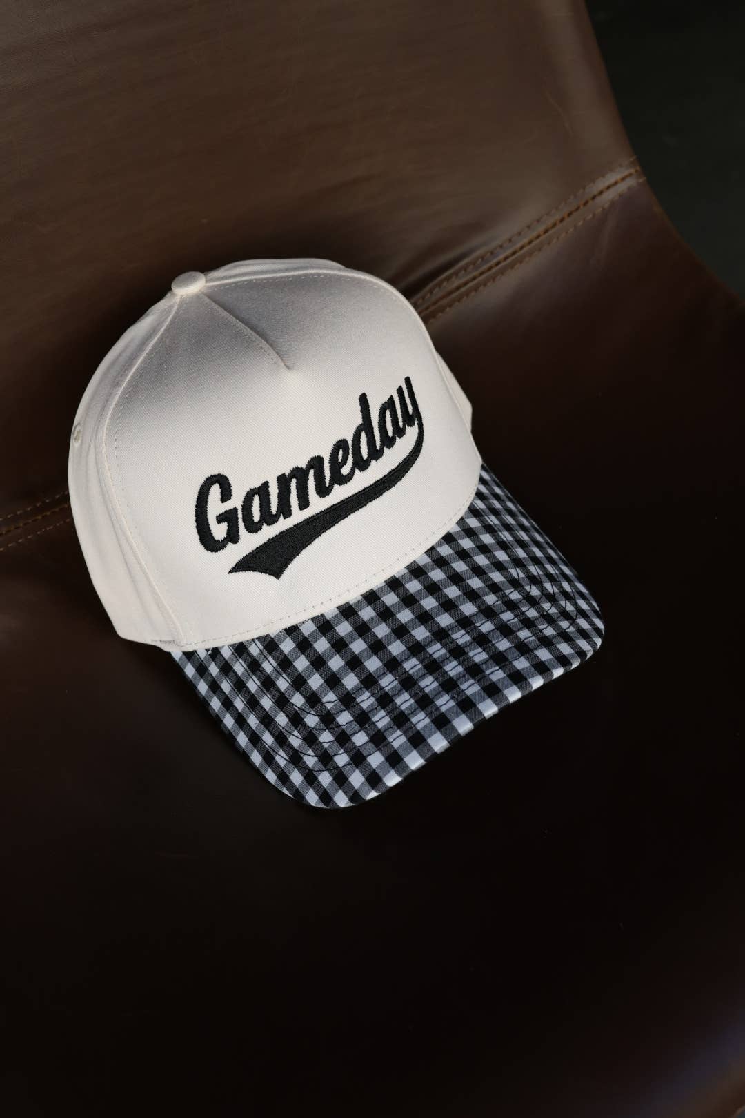 Electric label - Wholesale Trucker Hat - Women's - Gameday Gingham print hat 10