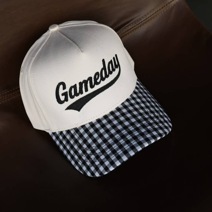 Electric label - Wholesale Trucker Hat - Women's - Gameday Gingham print hat 10