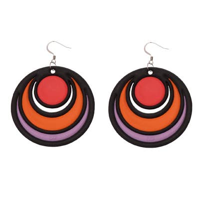 Boucles d'oreilles cercle dansant pour la vente par UNIKARTIST