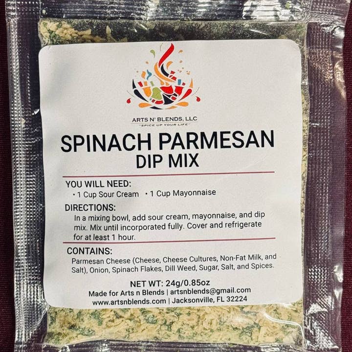 Arts N' Blends - Wholesale Dip - Spinach Parmesan Dip Mix