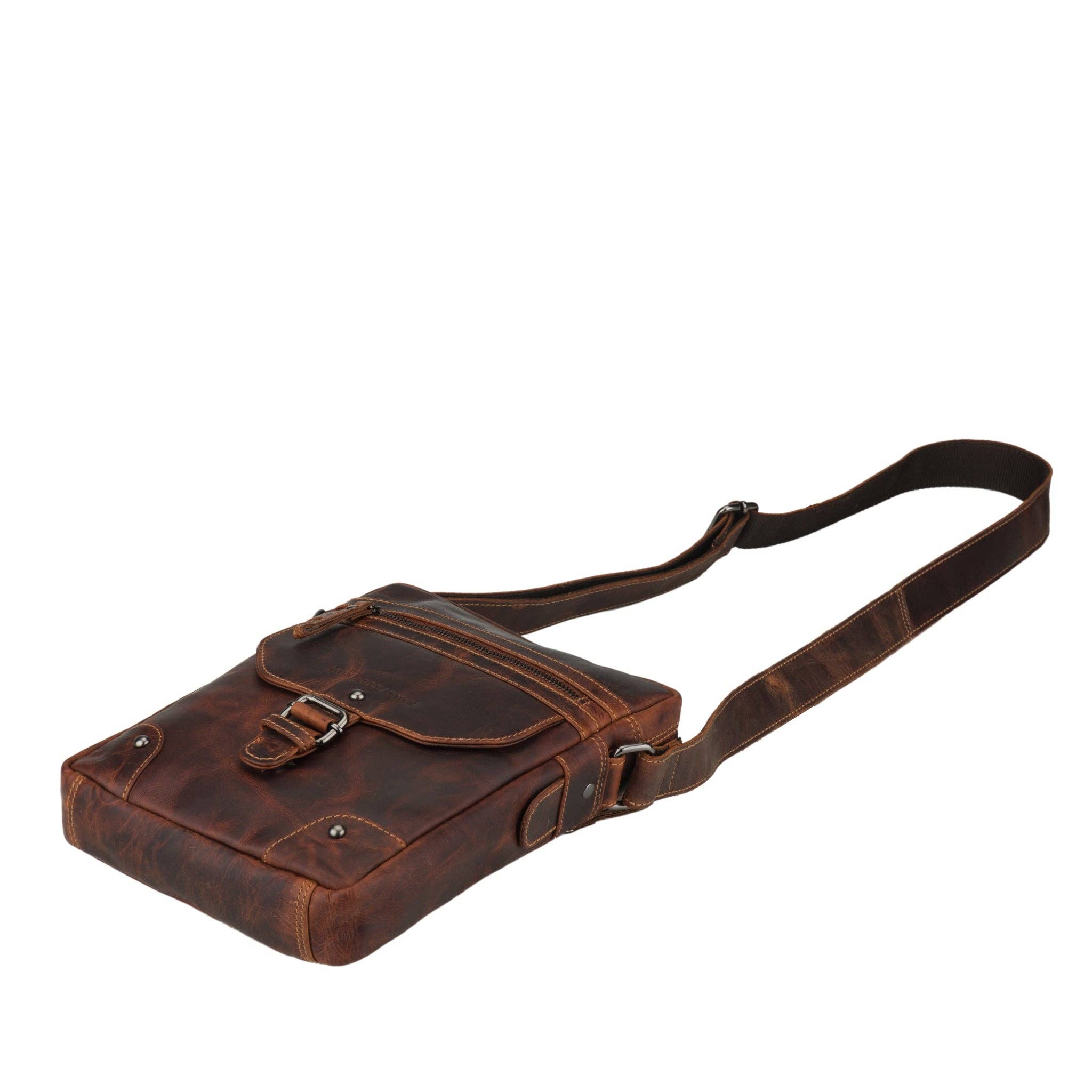 Minori Leather - Wholesale Messenger Bag - Unisex - Denver Leather Crossbody Bag – Unisex – Chestnut5
