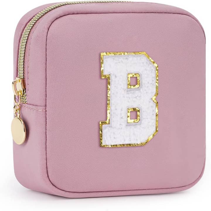 wandf – Großhandel Schmink-/Kosmetiktasche – Personalisierte Monogramm-Tasche Mini Initialen Schminktasche110