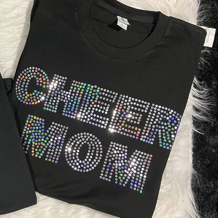 Cheer Mom Spangle for wholesale by MidWest Tees