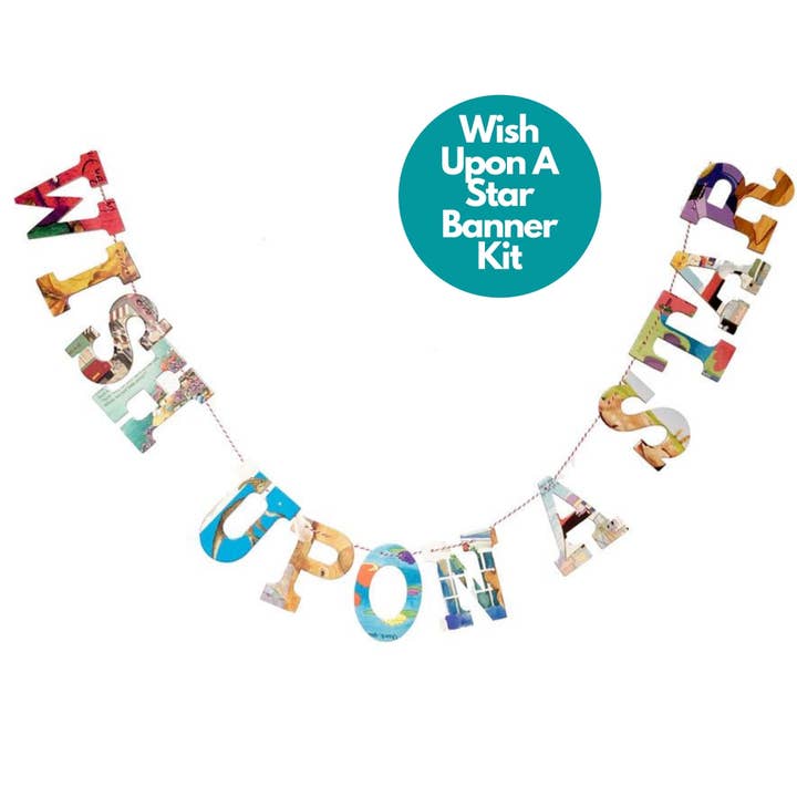 Phrase Garlands - WISH UPON A STAR for wholesale by Attic Journals