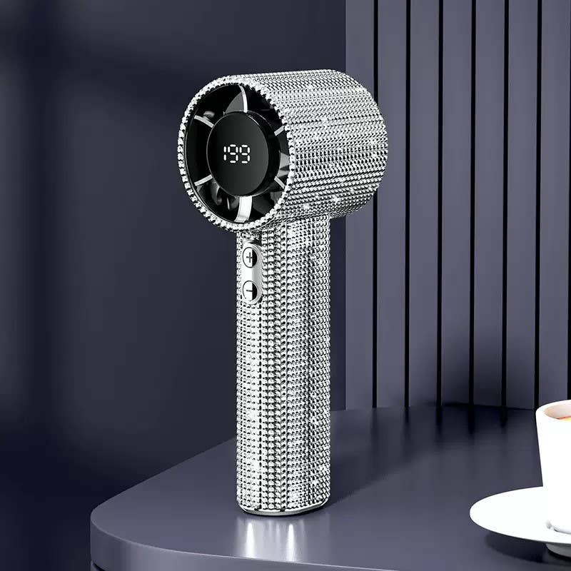 Tech Trendz - Wholesale Handheld Electric Fan - Crystal Portable Fan1