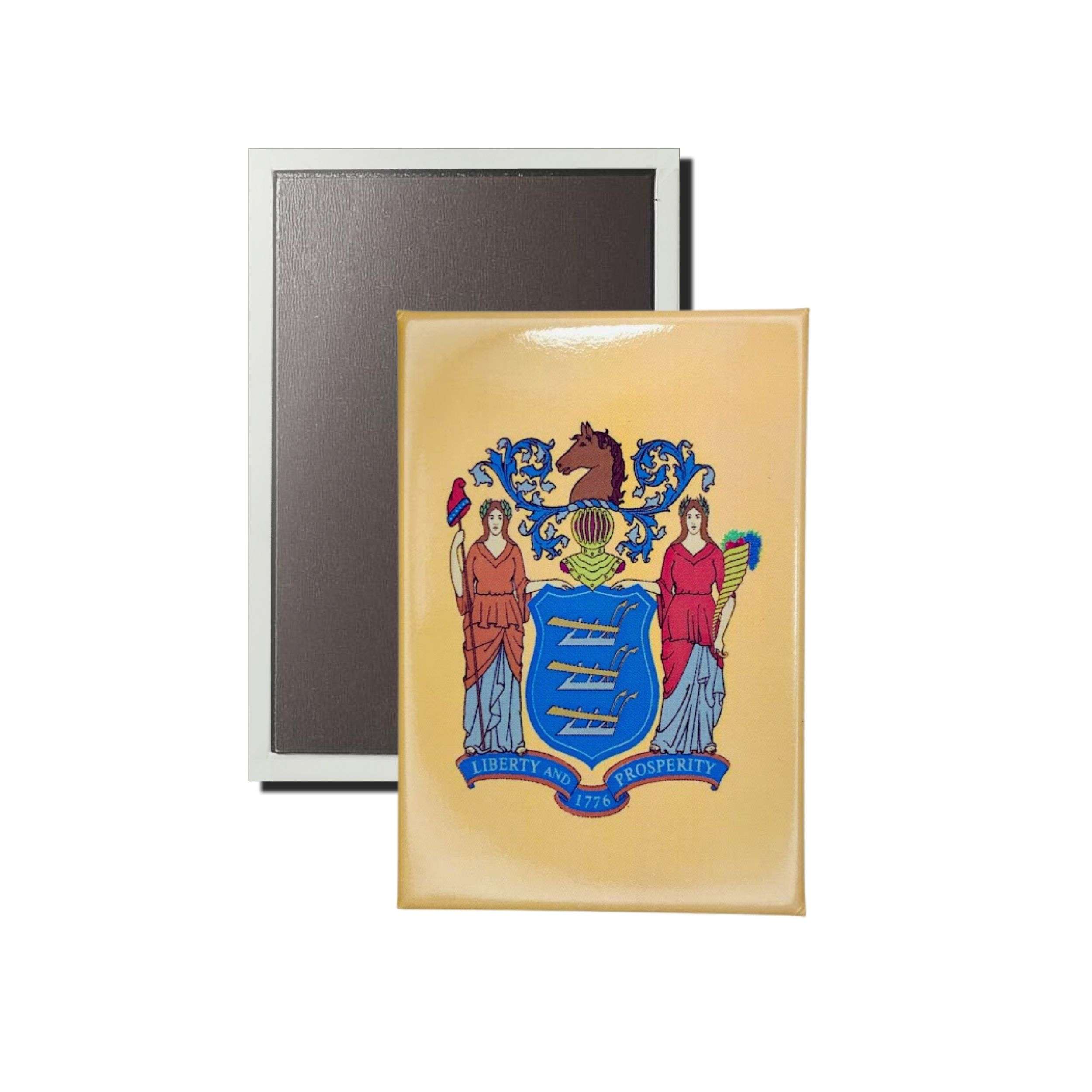 Astur Pins - Wholesale Magnet - Vertical Magnet - New Jersey State Flag - USA0