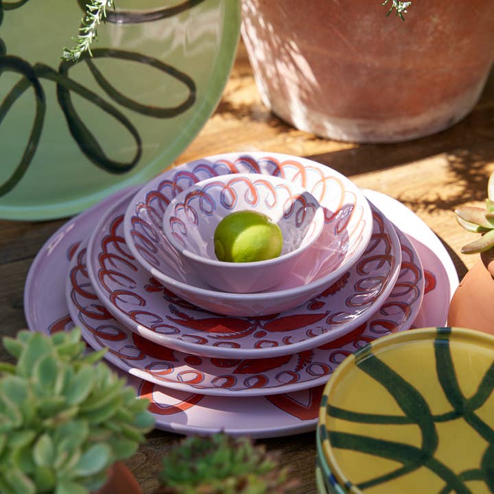Couleur Nature - Wholesale Bowl - Amalfi Berry Bowl Pink - 4.5" Diameter - 6.4 fl oz8