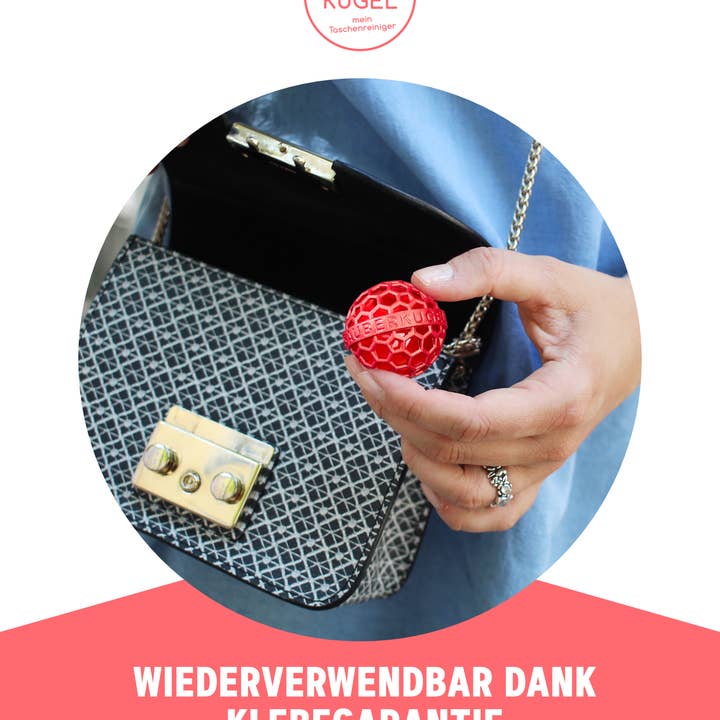 Sauberkugel - No Crumbs GmbH - Wholesale Cleaning Sponge - CLEAN BALL - MY BAG CLEANER - RED CORVETTE4