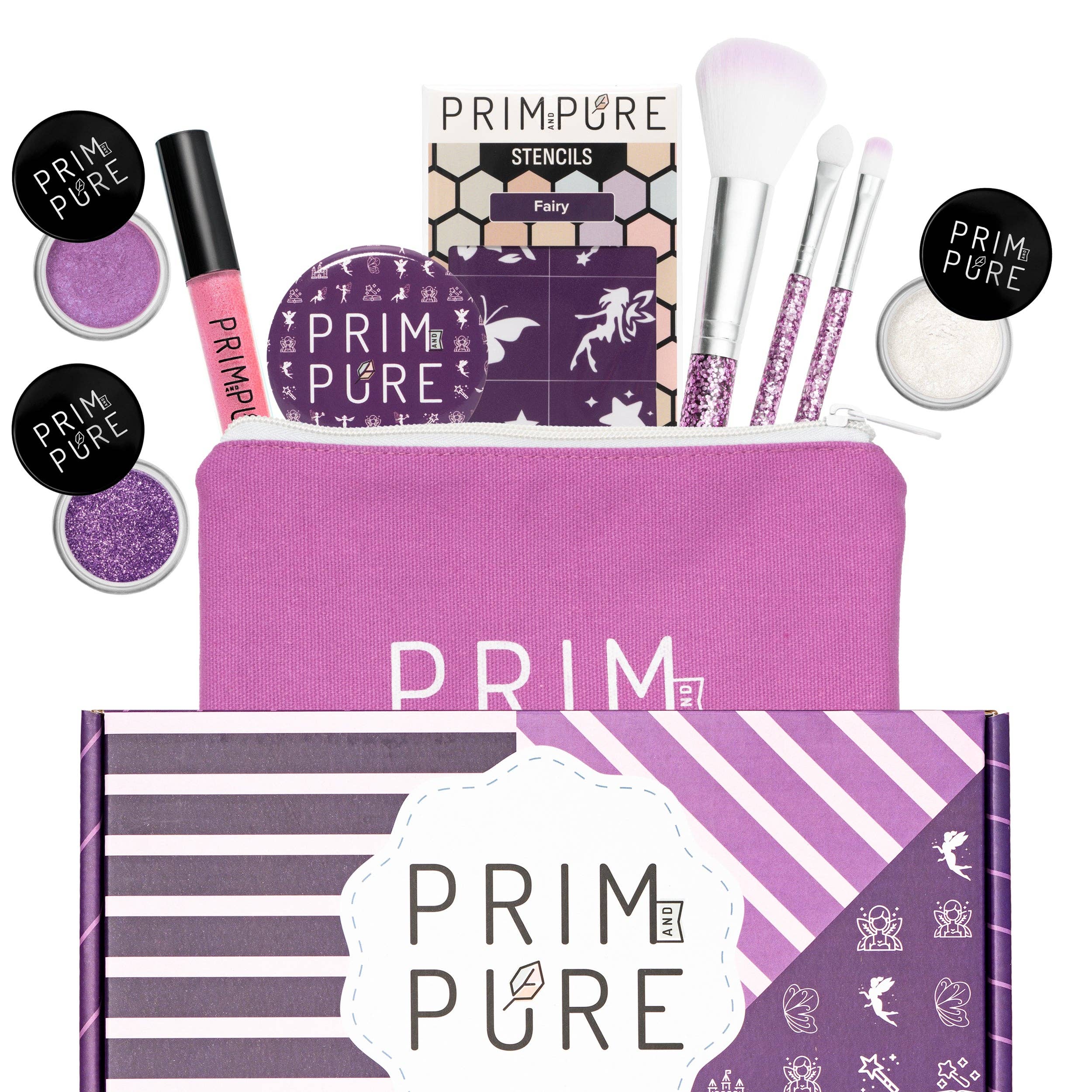 Prim and Pure - Wholesale Kids Makeup - Kids - Kids Mineral Makeup Stencil Starter Gift Set1