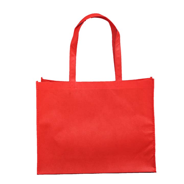 Red Eco-Friendly Shopping Bags/Tote Bags Pack of 100 Bags for wholesale on Faire